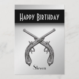 Invitación a la fiesta de cumpleaños de Guns