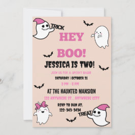 Invitación a la fiesta de cumpleaños de Halloween