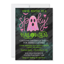 Invitación a la fiesta de cumpleaños de Halloween 