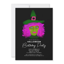 Invitación a la fiesta de cumpleaños de Halloween 