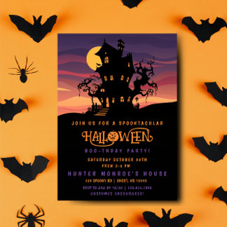 Invitación a la Fiesta de Cumpleaños de Halloween