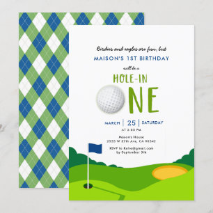 Invitación A La Fiesta De Cumpleaños De Hole In On