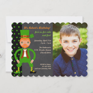 Invitación a la fiesta de cumpleaños de Irlanda