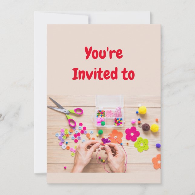 Invitación a la fiesta de cumpleaños de Jewelry Cr (Anverso)