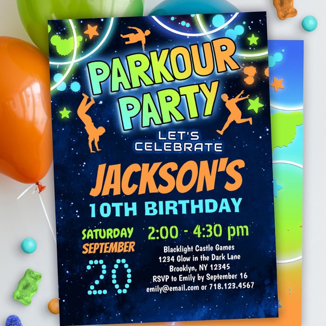 Invitación a la fiesta de cumpleaños de Kids Parko (Subido por el creador)