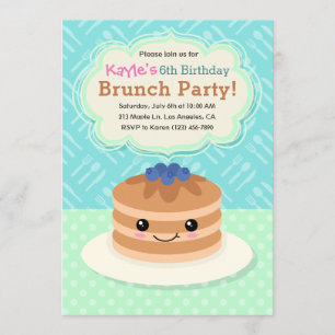 Invitación a la fiesta de cumpleaños de Kids Yummy