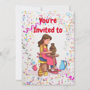 Invitación a la fiesta de cumpleaños de la alfarer