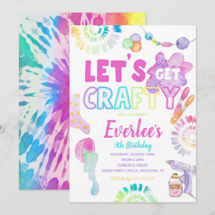 Invitación a la fiesta de cumpleaños de la artesan