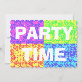 Invitación a la fiesta de cumpleaños de la burbuja