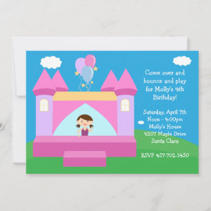 Invitación a la fiesta de cumpleaños de la casa de