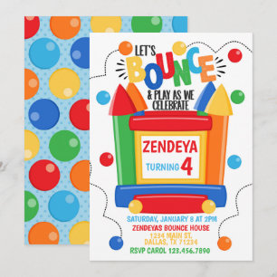 Invitación a la fiesta de cumpleaños de la casa de