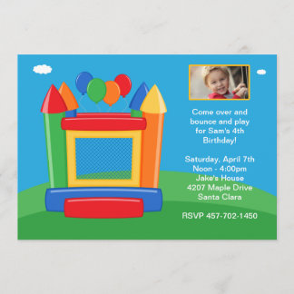 Invitación a la fiesta de cumpleaños de la casa de