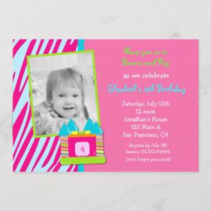 Invitación a la fiesta de cumpleaños de la casa de