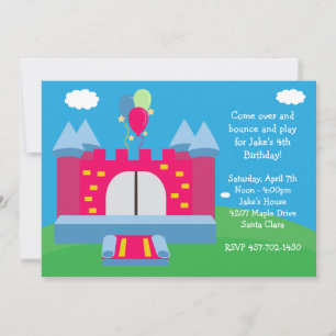 Invitación a la fiesta de cumpleaños de la casa de