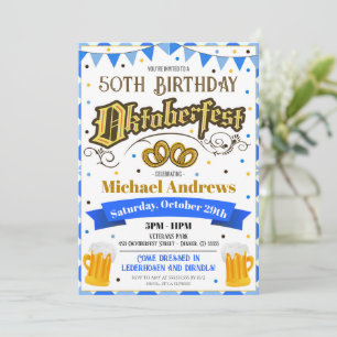 Invitación a la fiesta de cumpleaños de la cerveza