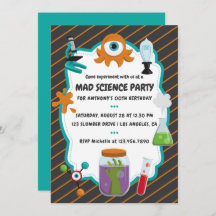 Invitación a la fiesta de cumpleaños de la ciencia