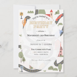 Invitación a la fiesta de cumpleaños de la ciudad