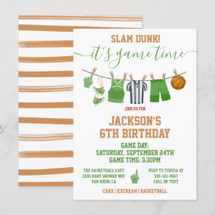 Invitación a la fiesta de cumpleaños de la Clothes