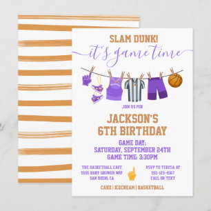 Invitación a la fiesta de cumpleaños de la Clothes