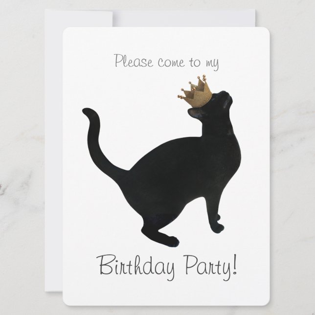 Invitación a la fiesta de cumpleaños de la corona  (Anverso)