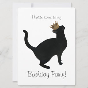 Invitación a la fiesta de cumpleaños de la corona