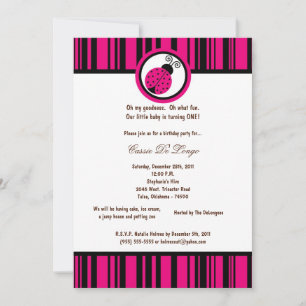 Invitación a la fiesta de cumpleaños de la dama de