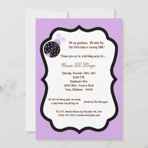Invitación a la fiesta de cumpleaños de la dama mo