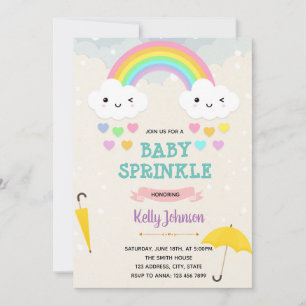 Invitación a la fiesta de cumpleaños de la ducha d