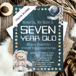 Invitación a la fiesta de cumpleaños de la edad de