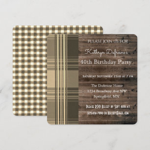 Invitación a la Fiesta de Cumpleaños de la Eleganc
