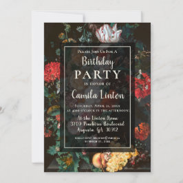 Invitación a la fiesta de cumpleaños de la estétic