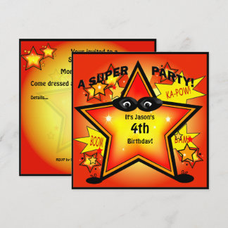 Invitación a la fiesta de cumpleaños de la estrell