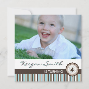 Invitación a la fiesta de cumpleaños de la foto di