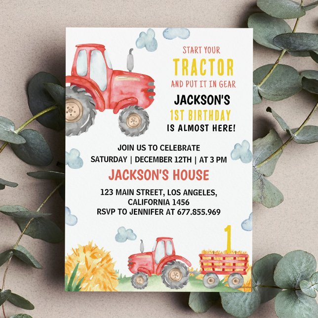 Invitación a la fiesta de cumpleaños de la granja  (Subido por el creador)