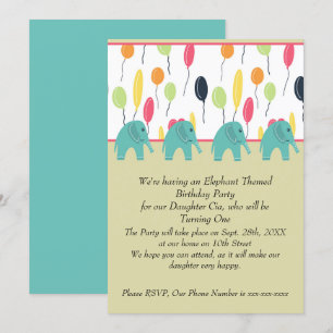 Invitación a la fiesta de cumpleaños de la hija qu