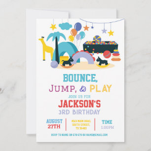 Invitación a la fiesta de cumpleaños de la juerga