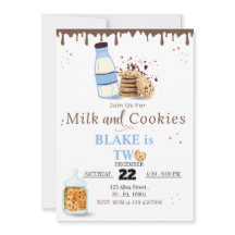 Invitación a la fiesta de cumpleaños de la leche y