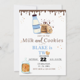 Invitación a la fiesta de cumpleaños de la leche y