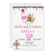 Invitación a la fiesta de cumpleaños de la leche y