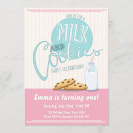 Invitación a la fiesta de cumpleaños de la leche y