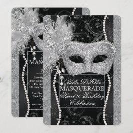 Invitación a la fiesta de cumpleaños de la mascara