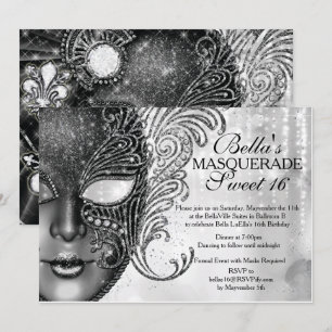 Invitación a la fiesta de cumpleaños de la mascara