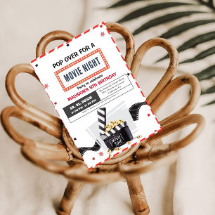 Invitación a la fiesta de cumpleaños de la noche d