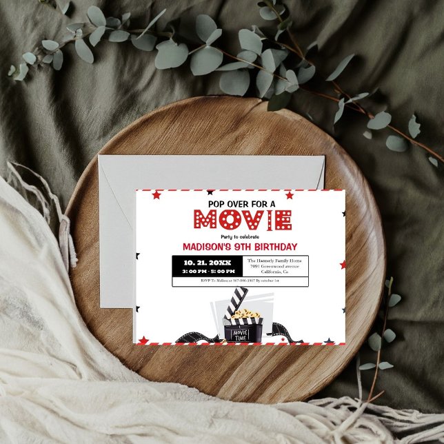 Invitación a la fiesta de cumpleaños de la noche d (Subido por el creador)