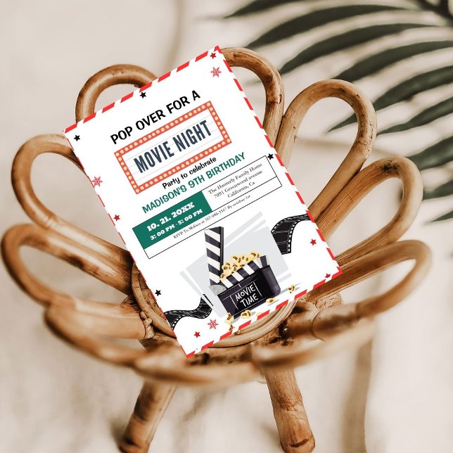 Invitación a la fiesta de cumpleaños de la noche d (Subido por el creador)