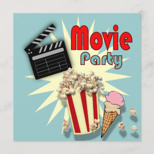 Invitación a la fiesta de cumpleaños de la películ