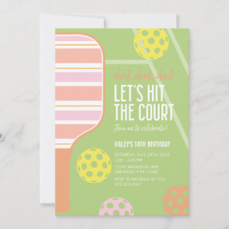 Invitación a la fiesta de cumpleaños de la pelota 