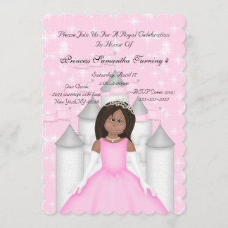 Invitación a la fiesta de cumpleaños de la Princes