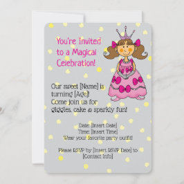 Invitación a la fiesta de cumpleaños de la princes