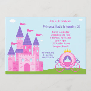 Invitación a la fiesta de cumpleaños de la princes